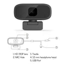 HD 720p Widescreen Desktop Laptop Webcam for Video Calling and Recording