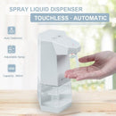 Automatic Spray Dispenser Touchless Hands-free Infrared Motion Sensor Hand Atomizer for Bathroom Home Office School