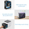 Portable Air Conditioner Personal Desktop Air Cooler Humidifier Air Purification USB Mini Fan with 7 Color LED Light for Home or Office