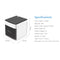 Portable Air Conditioner Personal Desktop Air Cooler Humidifier Air Purification USB Mini Fan with 7 Color LED Light for Home or Office