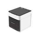 Portable Air Conditioner Personal Desktop Air Cooler Humidifier Air Purification USB Mini Fan with 7 Color LED Light for Home or Office