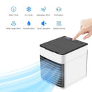 Portable Air Conditioner Personal Desktop Air Cooler Humidifier Air Purification USB Mini Fan with 7 Color LED Light for Home or Office