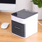 Portable Air Conditioner Personal Desktop Air Cooler Humidifier Air Purification USB Mini Fan with 7 Color LED Light for Home or Office