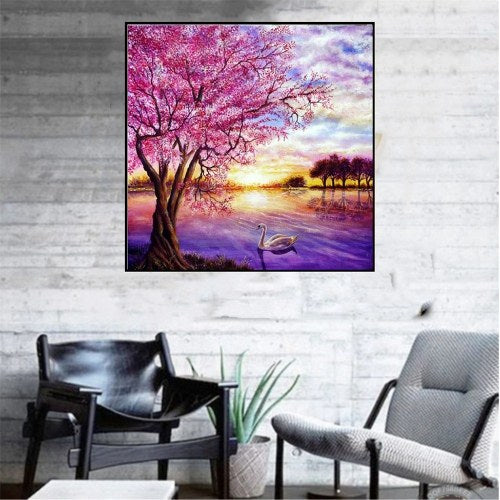 DIY 5D Diamond Painting Cross Stitch Full Drill Crystal Pictures Arts Craft for Home Wall Decor Gift