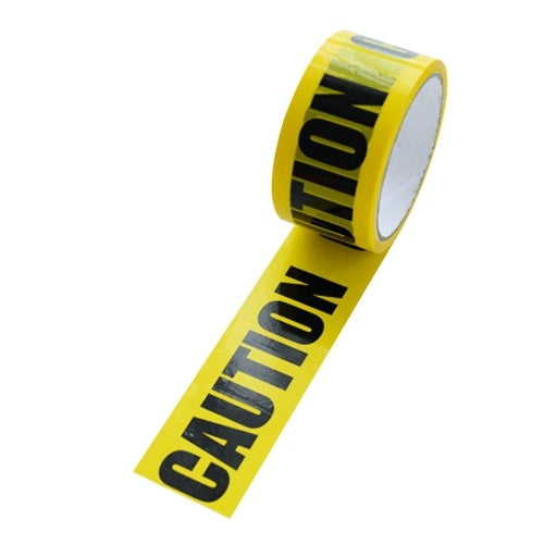 Yellow Tape Black Text Warning Isolation Slogan Adesive Tape Hazard Barrier Safety Caution Tape (Caution)