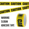 Yellow Tape Black Text Warning Isolation Slogan Adesive Tape Hazard Barrier Safety Caution Tape (Caution)