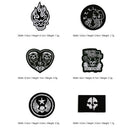 18pcs Embroidery Patch Applique Ironing Arts DIY Sewing Supplies Decoration Badge Patch Clothes Jackets