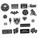 18pcs Embroidery Patch Applique Ironing Arts DIY Sewing Supplies Decoration Badge Patch Clothes Jackets