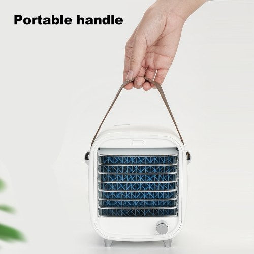 Mini Desktop Air Conditioner Fan Portable Air Purification Noiseless Evaporative Air Humidifier Purifier