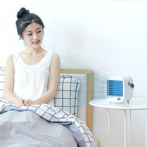 Mini Desktop Air Conditioner Fan Portable Air Purification Noiseless Evaporative Air Humidifier Purifier