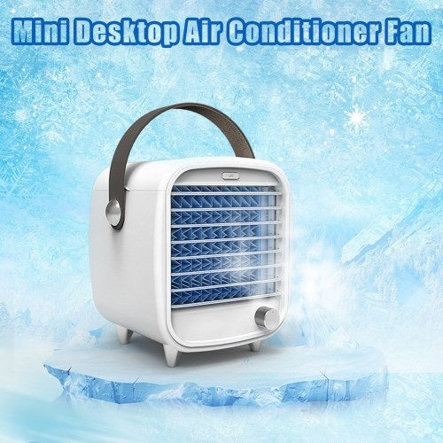 Mini Desktop Air Conditioner Fan Portable Air Purification Noiseless Evaporative Air Humidifier Purifier