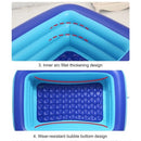 110cm Inflatable Pool Family Swimming Pool Inflatable Swimming Kiddie Pools 2 Individual Air Chambers