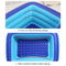 110cm Inflatable Pool Family Swimming Pool Inflatable Swimming Kiddie Pools 2 Individual Air Chambers