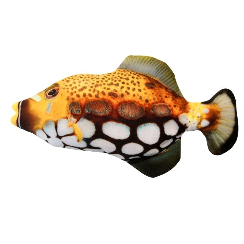 Realistic Plush Simulation Electric Doll Fish Funny Interactive Pets Chew Bite Supplies for Cat Fish Flop Cat Toy for Biting and Kicking