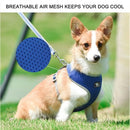 Dog Harness No-Pull Pet Harness Step-in Air Dog Harness, All Weather Mesh, Step in Vest Harness Adjustable Outdoor Pet Vest, Reflective Harness for Small Medium Large Dogs, (Grey,XS)