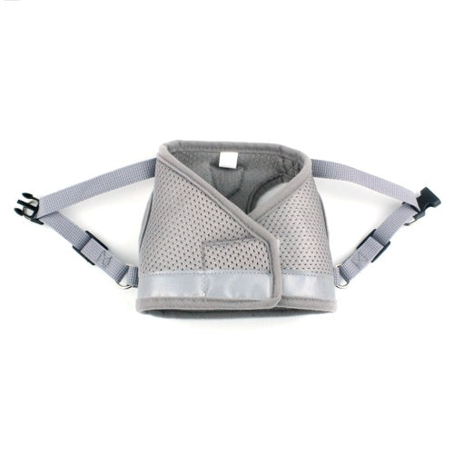 Dog Harness No-Pull Pet Harness Step-in Air Dog Harness, Soft Mesh Cat Harness, Step in Vest Harness Adjustable Outdoor Pet Vest, Reflective Harness for Pet Kitten Puppy Rabbit, (Silver gray,XL)