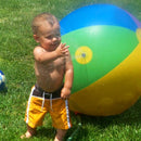 Summer Beach Ball Kids Inflatable Beach Sprinkler Water Spray Ball