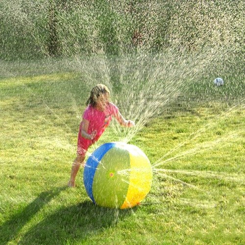 Summer Beach Ball Kids Inflatable Beach Sprinkler Water Spray Ball