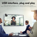 1080P USB Webcam Video Conference Camera Clip-on Camera Live Streaming Web Cam Computer Camera for Laptop and Desktop Calling, Conferencing, Live Streaming, Online Studying