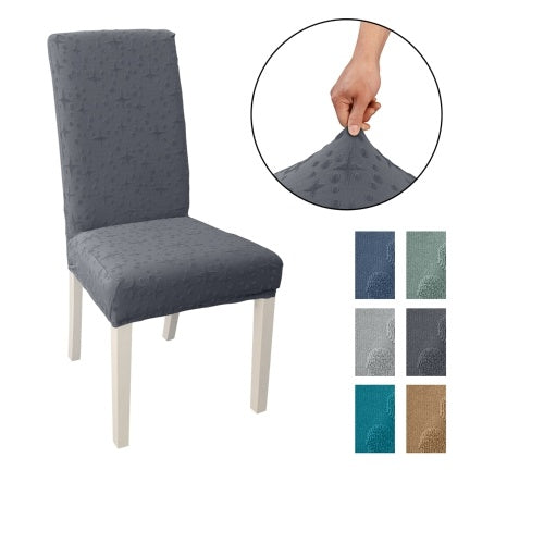 Dining Chair Slipcover, High Stretch Removable Chair Cover Washable Chair Seat Protector Cover