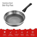 Stainless Steel Stir Fry Pan