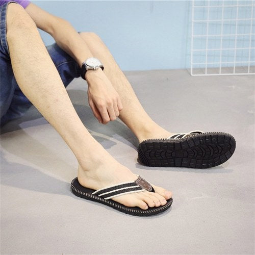 Men's Sandals Flip-Flop Slipper Shoes Anti-Slip EVA Flip Flops Flat Shoes with Comfortable Footbed for Outdoor Indoor Home Beach Sea