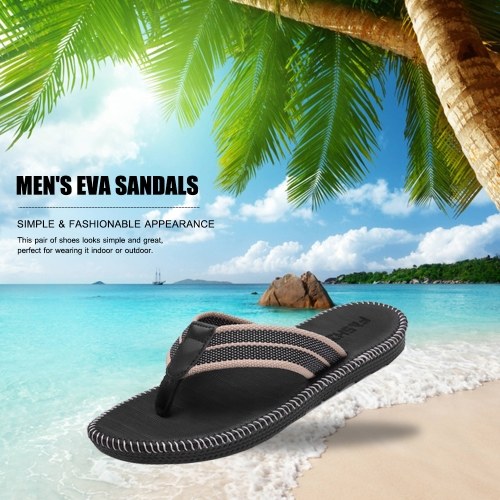 Men's Sandals Flip-Flop Slipper Shoes Anti-Slip EVA Flip Flops Flat Shoes with Comfortable Footbed for Outdoor Indoor Home Beach Sea