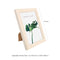 8 Inch Wooden Picture Frame Natural Eco Wood Photo Frame with High Definition Acrylic for Wall Hanging and Tabletop Photo Display