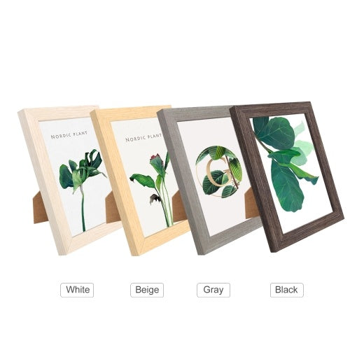 8 Inch Wooden Picture Frame Natural Eco Wood Photo Frame with High Definition Acrylic for Wall Hanging and Tabletop Photo Display