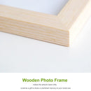 8 Inch Wooden Picture Frame Natural Eco Wood Photo Frame with High Definition Acrylic for Wall Hanging and Tabletop Photo Display