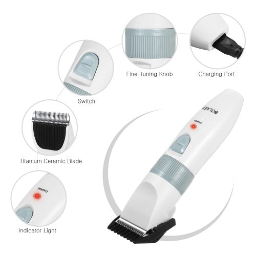 Pet Grooming Clippers Pet Hair Clipper Low Noise Trimmer Dog Trimming Cordless Clipper Kit Rechargeable Shavers for Pet