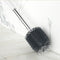 Toilet Brush and Holder Wall-mounted/Floor-standing Bristles Toilet Brush Cleaner No-drilling Bathroom Deep Cleaning Toilet Bowl Brush