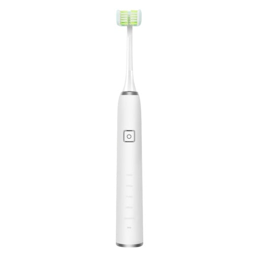 Triple Bristle Electric Toothbrush for Adults with 3D Soft Brush Head 5 Brushing Modes 2 Min Timer