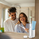 Triple Bristle Electric Toothbrush for Adults with 3D Soft Brush Head 5 Brushing Modes 2 Min Timer