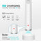 Triple Bristle Electric Toothbrush for Adults with 3D Soft Brush Head 5 Brushing Modes 2 Min Timer