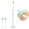 Triple Bristle Electric Toothbrush for Adults with 3D Soft Brush Head 5 Brushing Modes 2 Min Timer