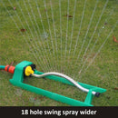 18 Hole Oscillating Sprinkler Outdoor Sprinklers for Lawn Irrigation Garden Sprinkler