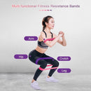 5 PCS Resistance Band Non-toxic & Tasteless Silicone Exercise Elastic Band Set