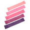 5 PCS Resistance Band Non-toxic & Tasteless Silicone Exercise Elastic Band Set