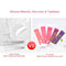 5 PCS Resistance Band Non-toxic & Tasteless Silicone Exercise Elastic Band Set