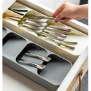 Cutlery Organizer Tray Silverware Storage Case