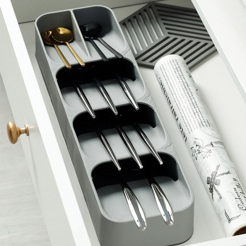 Cutlery Organizer Tray Silverware Storage Case