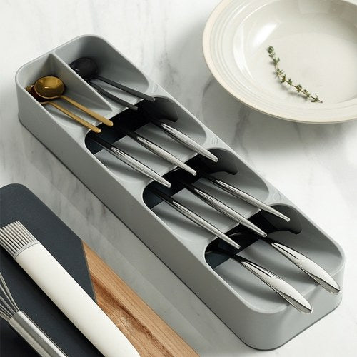 Cutlery Organizer Tray Silverware Storage Case