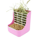 Rabbit Feeder Hay Feeder Pets Cage Fixed Food Bowl for Guinea Pig Chinchillas Other Small Animals