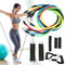 11PC Resistance Bands Set  with Handles Fitness Exercises Bands