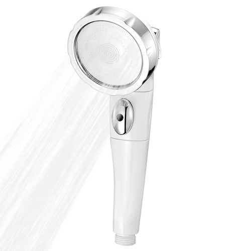 3 Spray Settings Shower Head with ON/Off Pause Switch Water Saving High Pressure Handheld Showerhead G1/2 Adjustable Bathroom Shower Head Bath Handheld Shower Head Replacement