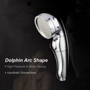 3 Spray Settings Shower Head with ON/Off Pause Switch Water Saving High Pressure Handheld Showerhead G1/2 Adjustable Bathroom Shower Head Bath Handheld Shower Head Replacement