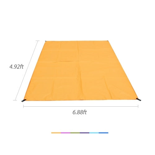 Outdoor Beach Blanket Waterproof Beach Mat Lightweight Sand Resistant Picnic Blanket with Storage Bag