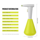 1300ML Electric Sprayer Watering Spraying Sprinkling Can Spray Bottle with Rechargeable 2000mAh Battery for Home Cleaning Gardening Watering