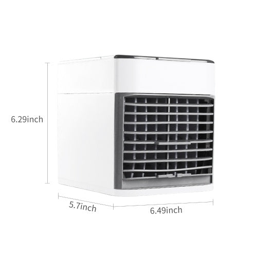 Desktop Air Cooler Air Conditioner Fan Small Personal USB Desk Fan Quiet Air Cooler Cooling Fan